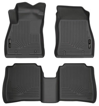 compare product Husky Liners Weatherbeater Floor Mats | Fits 2014-2019 Nissan Sentra | Front & 2nd Row, 3-pc Black - 95631
