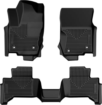 compare product Husky Liners Weatherbeater Floor Mats | Fits 2024-2026 Toyota Land Cruiser, 2024-2026 Lexus GX550 | Front & 2nd Row, 3-pc Black - 95971