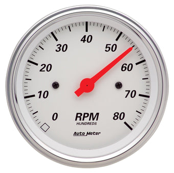 compare product AUTO METER 1390 Arctic White Electric Tachometer