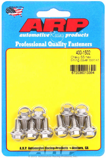 compare product ARP 4001502 Timing Cover Bolt Kit
