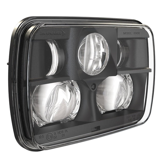 J.W. SPEAKER 8900-Ev2 12/24V Dot/Ece Non-HTD Black