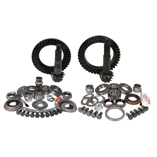 USA Standard Gear Re-Gear & Installation Kit, 4.56 Ratio, Compatible with Jeep XJ/YJ D30 fr & Chy 8.25 rr, ZGK003