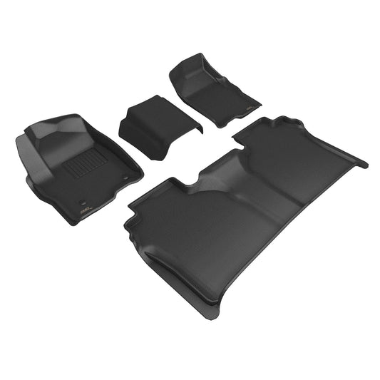 3D MAXpider Kagu Floor Mat for Chevrolet Silverado 1500 Crew Cab 2019-2026