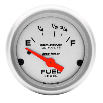 compare product Auto Meter 4315 Ultra-Lite Electric Fuel Level Gauge