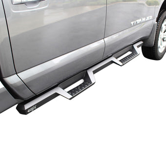 compare product Westin 56-14025 HDX Drop Nerf Bars Textured Black Pair
