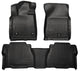 Husky Liners Weatherbeater Floor Mats | Fits 2012-2013 Toyota Tundra, CREWMAX & Double CAB ONLY | Front & 2nd Row, 3-pc Black - 99591