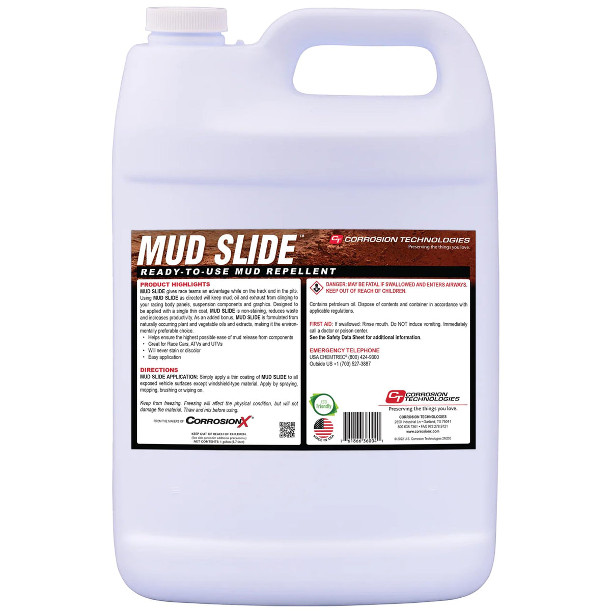 CORROSION TECHNOLOGIES Mud Slide 1 Gallon Jug