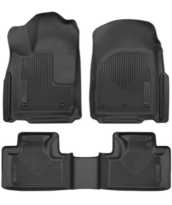 compare product Husky Liners Weatherbeater Floor Mats | Fits 2016 - 2025 Dodge Durango; 2016 - 2021 Jeep Grand Cherokee; 2022 Jeep Grand Cherokee WK | Front & 2nd Row, 3-pc Black - 99151