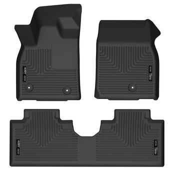 compare product Husky Liners Weatherbeater Floor Mats | Fits 2021 - 2024 Ford Mustang Mach-E | Front & 2nd Row, 3-pc Black - 95071