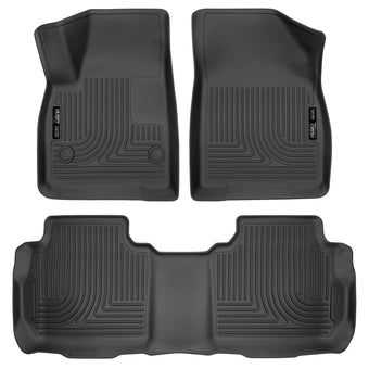 compare product Husky Liners Weatherbeater Floor Mats | Fits 2019-2026 Chevrolet Blazer, 2017-2025 Cadillac XT5, 17-23 GMC Acadia | Front & 2nd Row, 3-pc Black - 99141
