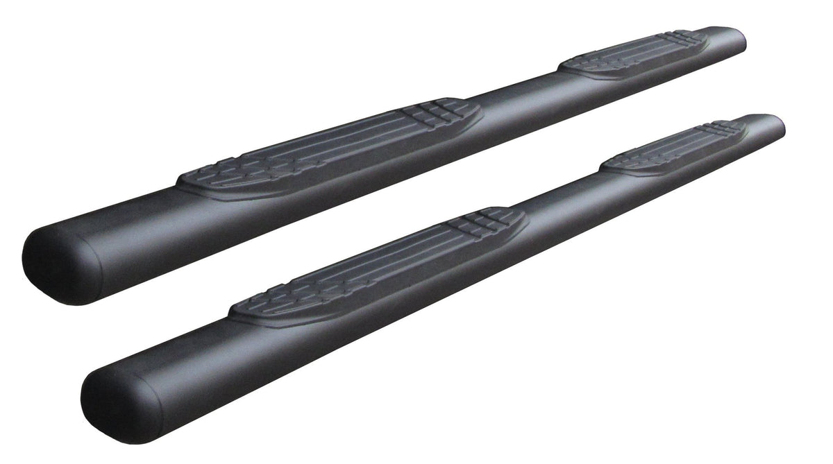 Go Rhino 4" Oval 1000 Series Sidesteps | 73", Galvanized Steel, Textured Black | 10473T