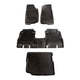 Rugged Ridge Floor Liner Set for Jeep Wrangler JLU | Front/Rear/Cargo, 4-Piece Set, Black | 12988.05 | Fits 2018-2025 Jeep Wrangler JLU 4-Door Excluding 4XE Models