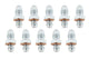 Allstar Performance Adapter Fittings -4 to 3/8-24 10pk