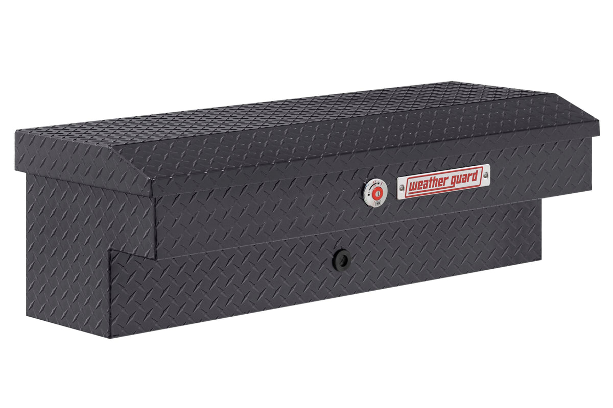 Weather Guard Model 184-6-04 41in Lo-Side Box, Aluminum, Gunmetal Gray, 3.0 cu ft