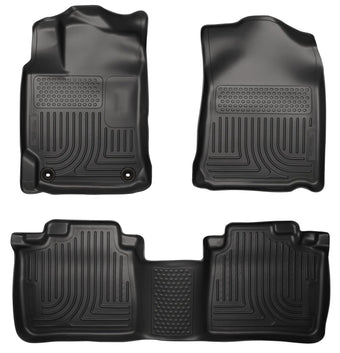compare product Husky Liners Weatherbeater Floor Mats | Fits 2012-2017 Toyota Camry | Front & 2nd Row, 3-pc Black - 98901