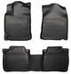 Husky Liners Weatherbeater Floor Mats | Fits 2012-2017 Toyota Camry | Front & 2nd Row, 3-pc Black - 98901