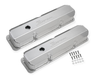 compare product Holley 890001 Aluminum Valve Cover Set