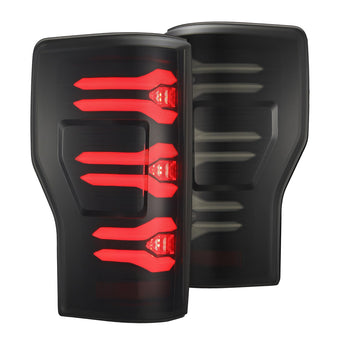 compare product 659091 17-19 Ford Super Duty LED LUXX-Series LED Tail Lights Black