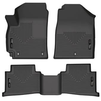 compare product Husky Liners Weatherbeater Floor Mats | Fits 2020-2026 Lincoln Corsair | Front & 2nd Row, 3-pc Black - 96711
