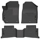 Husky Liners Weatherbeater Floor Mats | Fits 2020-2026 Lincoln Corsair | Front & 2nd Row, 3-pc Black - 96711