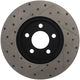 StopTech 127.61072L Sport Drilled/Slotted Brake Rotor (Front Left), 1 Pack