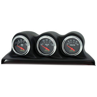 compare product AUTO METER 8200 Jeep Triple Dash Pod w/Oil Press, Axle Temp, & Volt Gauge 07-10 JK Wrangler
