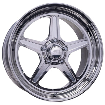 compare product BILLET SPECIALTIES RS23540L6116 Wheel - Street Lite - 15 x 4 in - 1.625 in Backspace - 5 x 4.75 in Bolt Pattern - Aluminum - Polished/Machined Center - Polished Lip - Each