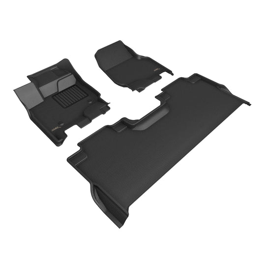 3D MAXpider Kagu Floor Mat Compatible with Ford F-150 Supercrew 2021-2026