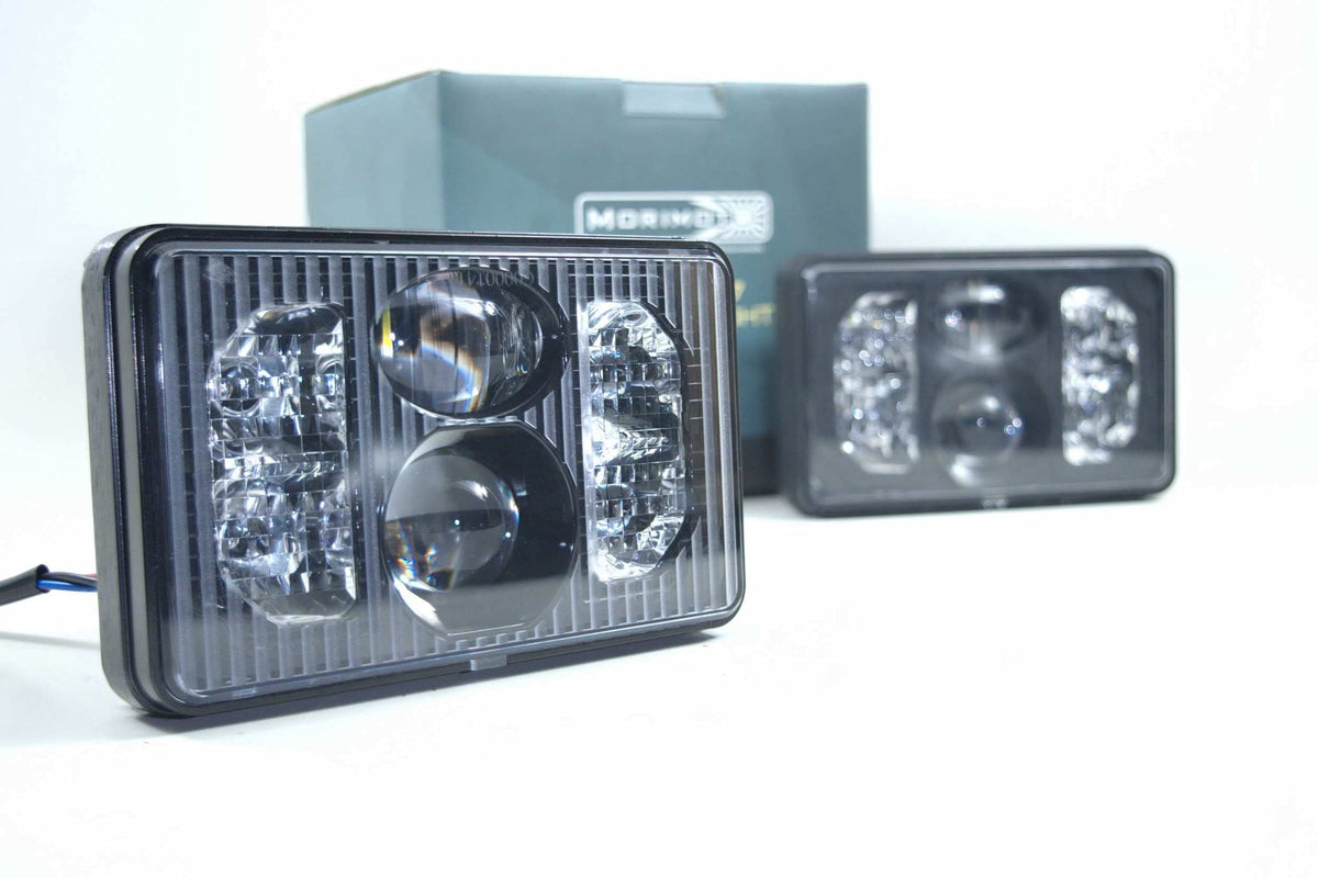 Morimoto Sealed4 4x6 LED Headlight, DOT Approved (2x LF267)