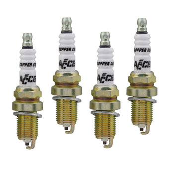 compare product ACCEL 0414S-4 Shorty Copper Core Spark Plug, (Pack of 4)