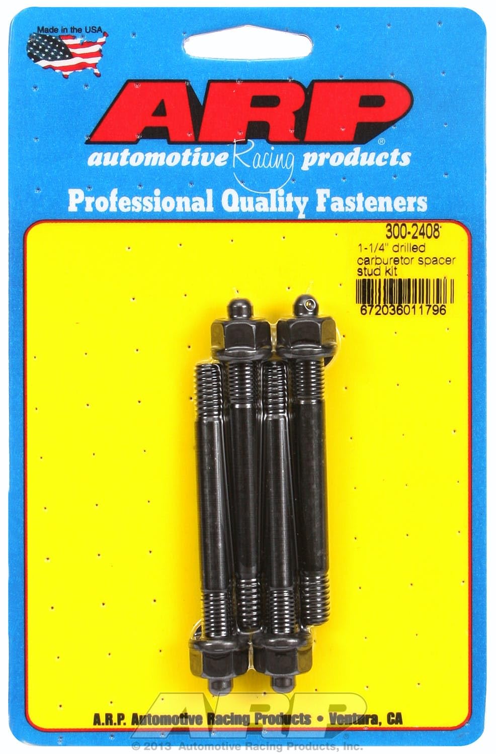 ARP ARP-300-2408 (300-2408) Carburetor Spacer Stud Kit