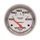 AUTO METER Gauge, Water Temp, 2 5/8", 100-250ºf, Electric, Marine Chrome (200763-35)