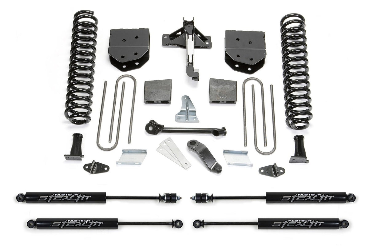 Fabtech K2130M Basic Lift System w/Shocks w/Stealth Monotube Shocks 6 in. Lift Basic Lift System w/Shocks