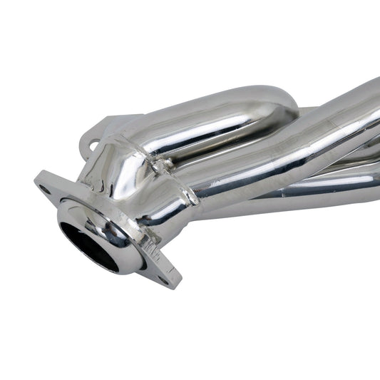 BBK Performance 3510 Headers, Short, 1.625 in Primary, Stock Collector Flange, Gaskets/Hardware Included, Steel, Titanium Ceramic, Small Block Ford, Compatible with Ford Fullsize Truck 1987-95, Pair