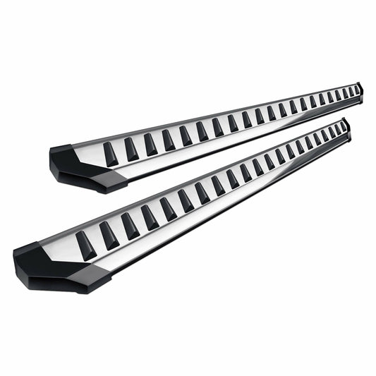 32215418 6 in. RZR Series CAB Length Polished Running Boards for 2019 Santa FE Hyundai
