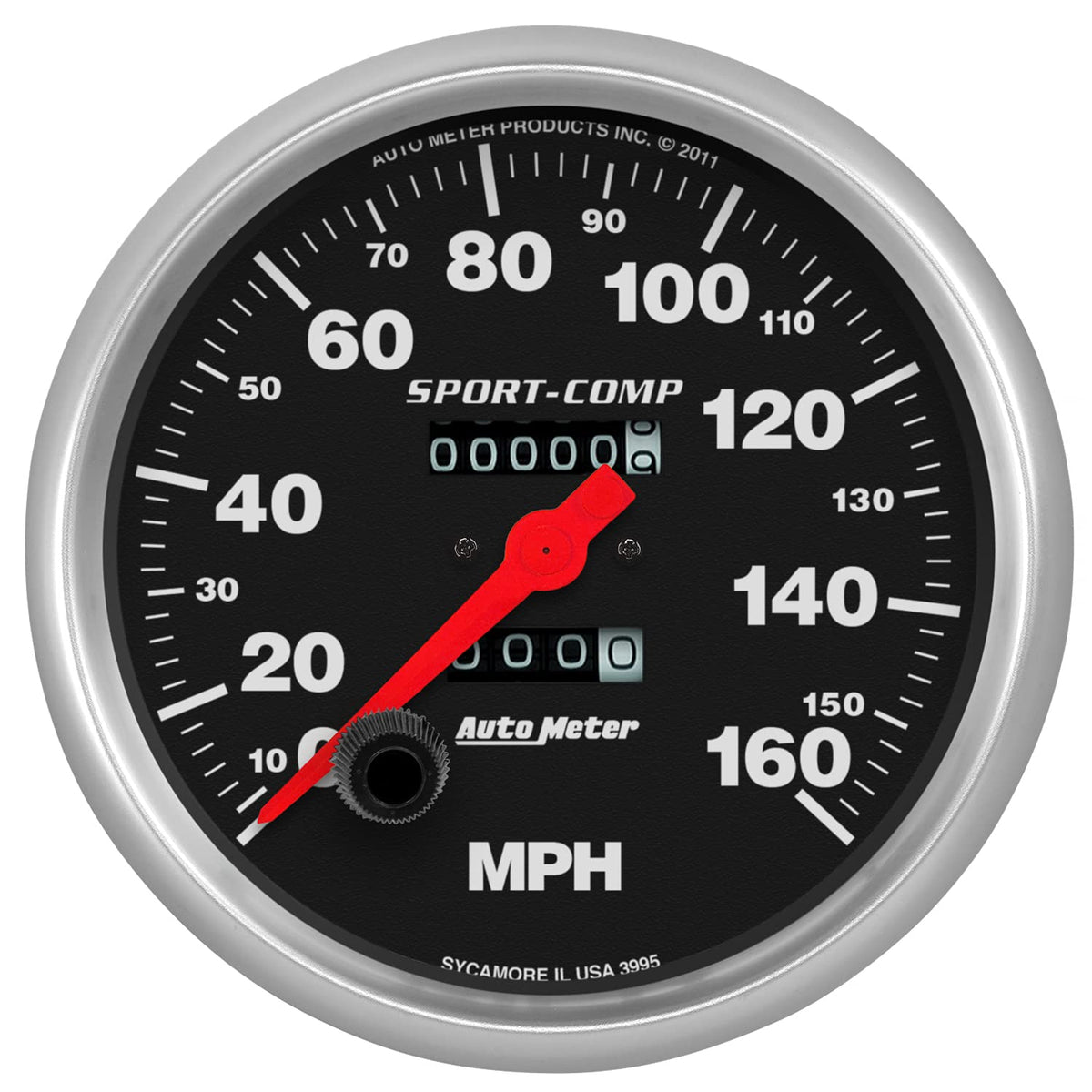 Auto Meter 3995 Sport-Comp In-Dash Mechanical Speedometer, 5.000 in.
