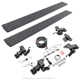 compare product RealTruck Volt Power Running Boards for Ford Ranger (2019-2025) Crew Cab | Aluminum, Textured Black | 20306880PC | Electric Powerstep & Retractable Steps