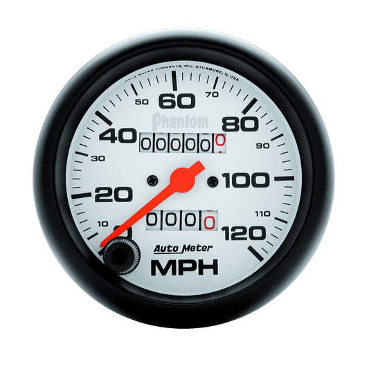 Auto Meter 5892 Phantom In-Dash Mechanical Speedometer,3.375 in.