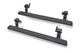 Go Rhino E1 Running Boards & Install Hardware | Aluminum, Protective Bedliner Coating, Two Brackets Per Side | 20450674T | Fits 2018-2024 Jeep Wrangler JLU, 4-Door