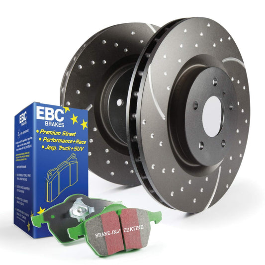 EBC S3KF1191 Stage-3 Truck and SUV Brake Kit, BLACK