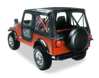 compare product Bestop Replace-A-Top Black Crush 5111701 for Jeep CJ5 1976-1983