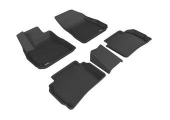 compare product 3D MAXpider Custom Fit Kagu Floor Mat (Black) Compatible with Chevrolet Malibu 2016-2025 - R1 R2