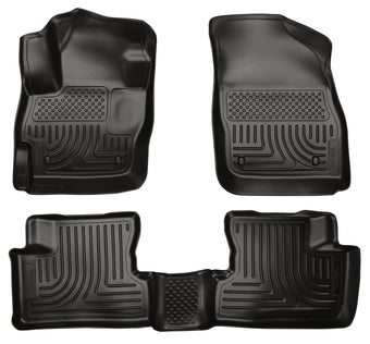 compare product Husky Liners Weatherbeater Floor Mats | Fits 2010-2013 Mazda 3 Hatchback/Sedan | Front & 2nd Row, 3-pc Black - 98631