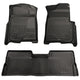 Husky Liners Weatherbeater Floor Mats | Fits 2008-2010 Ford F-250/F-350/F-450 Crew CAB ONLY Without Manual Shifter (Footwell Coverage) | Front & 2nd Row, 3-pc Black - 98381