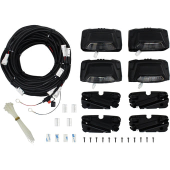compare product Westin 28-51003 R5 LED Light Kit Includes End Caps with Integrated LED Lights and Wiring Harness
