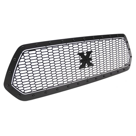 2016-2017 Tacoma Stealth Laser X Grille, Black, 1 Pc, Insert, Black Studs - PN #7719411-BR