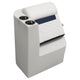 Wise DLX1305L-1904 DLX Series Pontoon Left Radius Lean Back Recliner - White/Mariner Blue