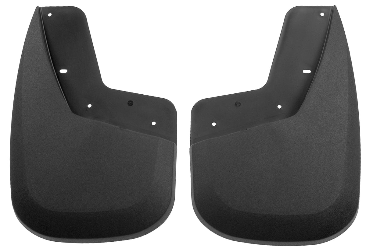 Husky Liners - Front Mud Guards | 2007-2013 GMC Sierra 1500, 2007-2014 GMC Sierra 2500/3500, Front Set - Black, 2 Pc | 56801