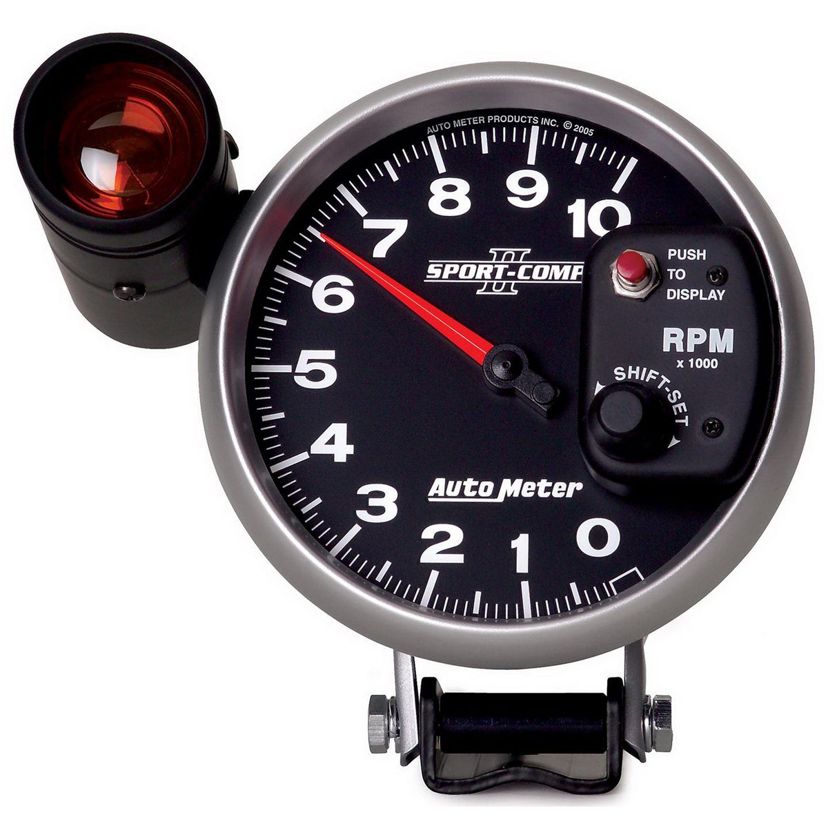 Auto Meter 3699 Sport-Comp II 5" 10000 RPM Shift-Lite Tachometer
