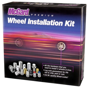compare product McGard 84532 Chrome Cone Seat Wheel Installation Kit (7/16